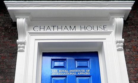 British MP expresses protest to Chatham House